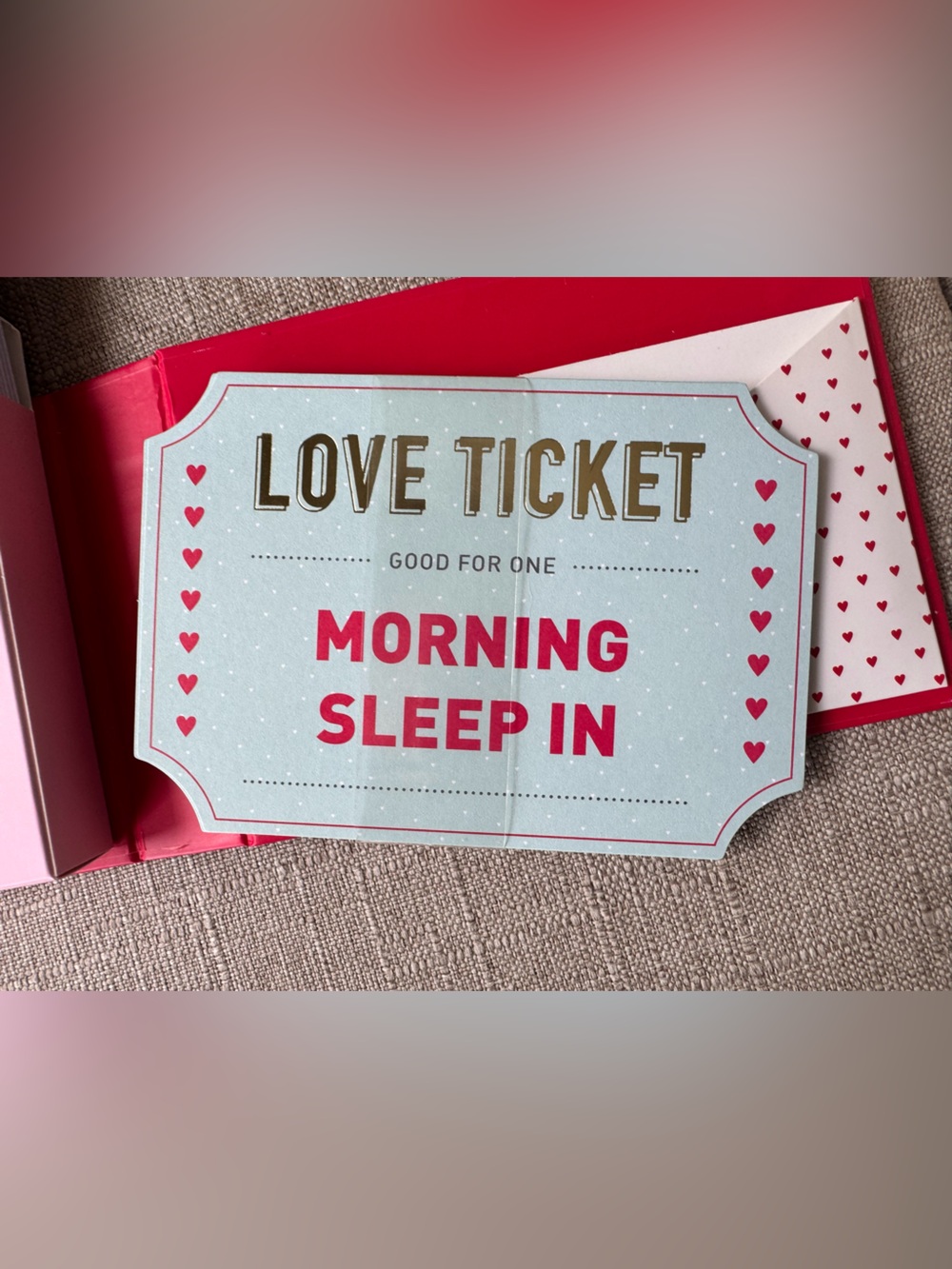 Love Tickets Redeemable Ticket Book - Anniversary Gift / Valentines Day gift - Picture 6 of 6